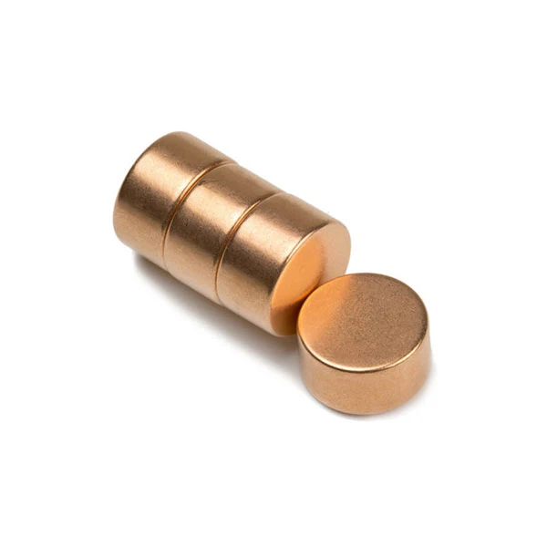Supermagnet 15x8 mm, Koppar
