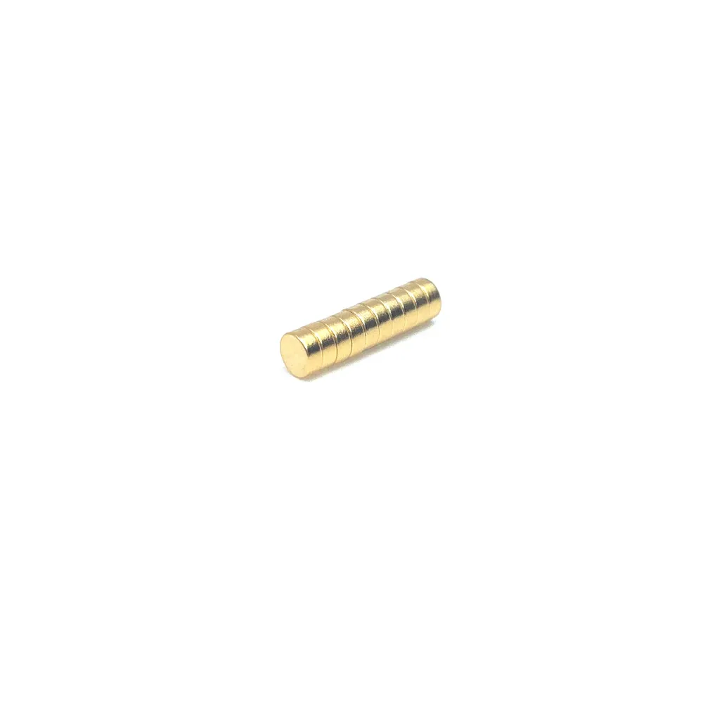 Supermagnet 5x2 mm, Guld