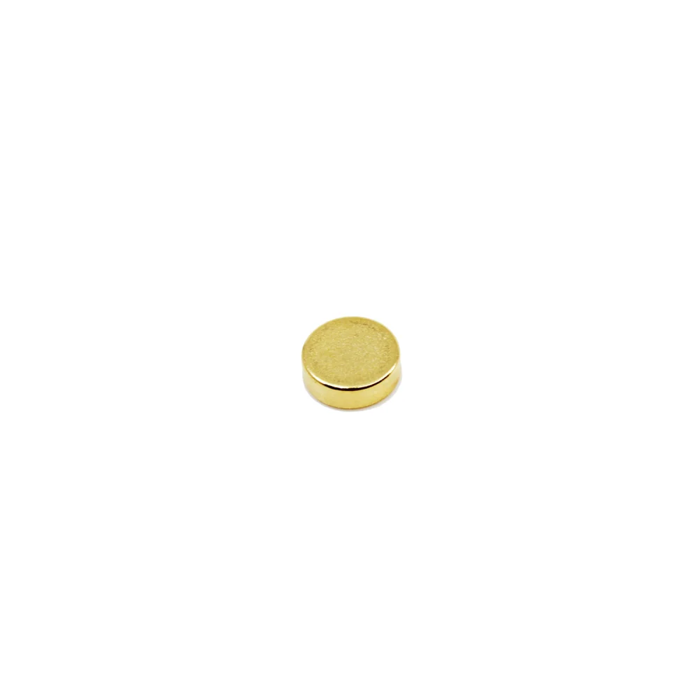 Supermagnet 5x3 mm, Guld