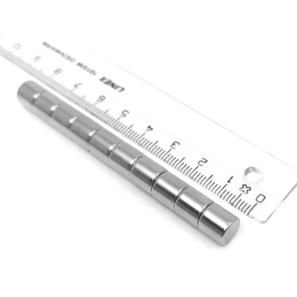 Supermagnet 8x8 mm, Skiva