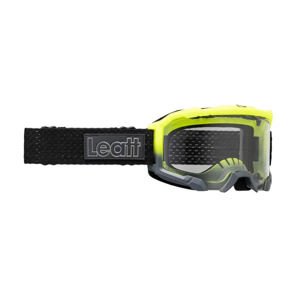 LEATT VELOCITY 4.0 MTB Gula genomskinliga glasögon