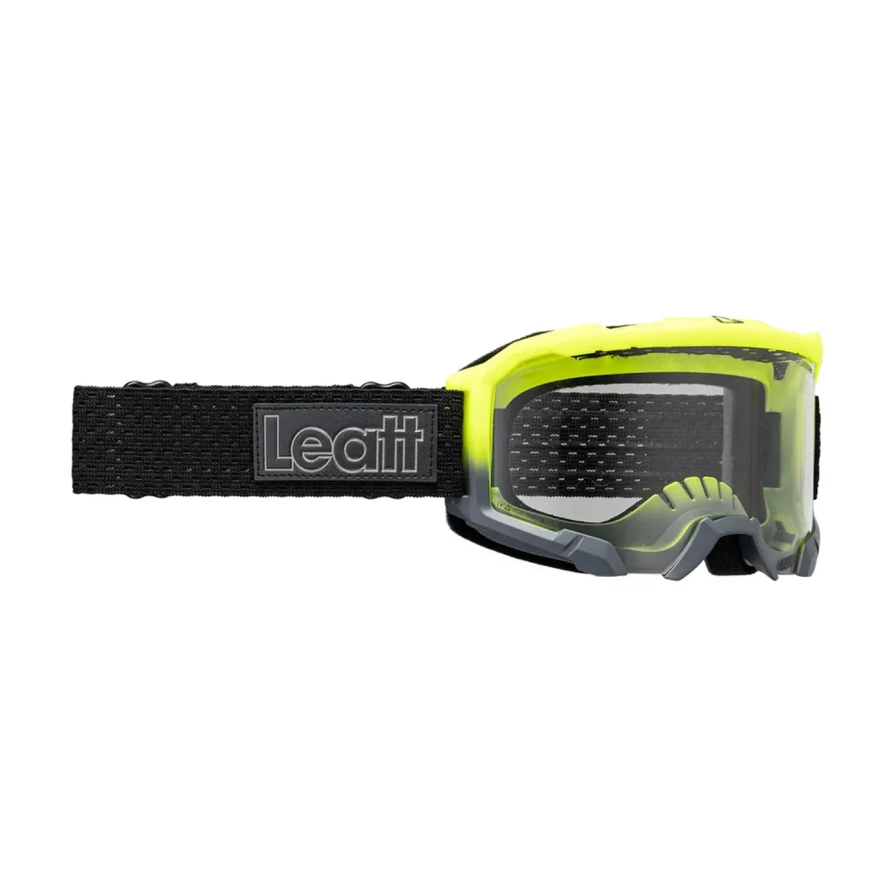 LEATT VELOCITY 4.0 MTB Gula genomskinliga glasögon