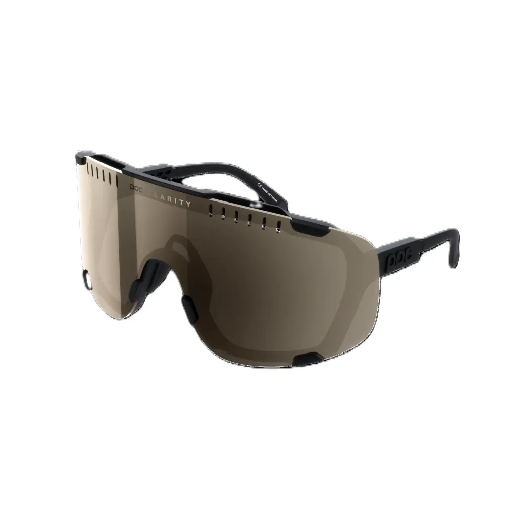 POC DEVOUR Glasögon Black Clarity Trail Delvis soligt silverglas