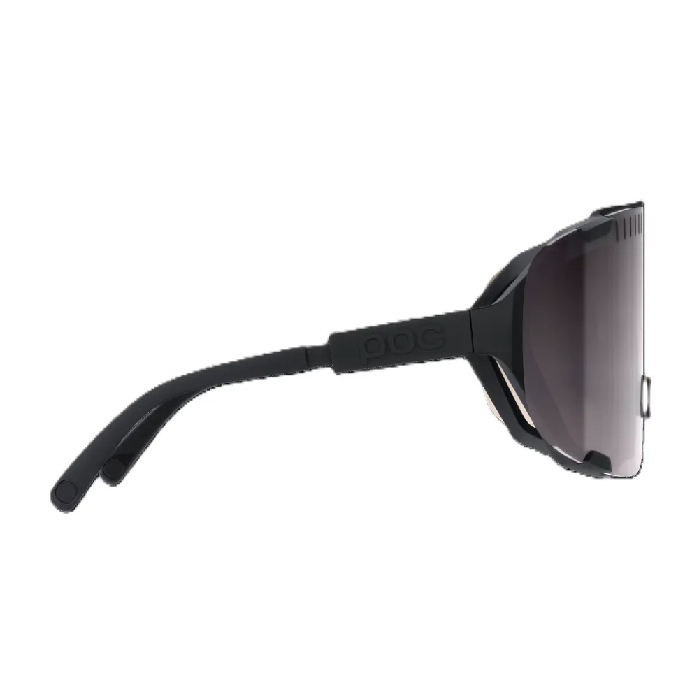 POC DEVOUR Glasögon Black Clarity Trail Delvis soligt silverglas