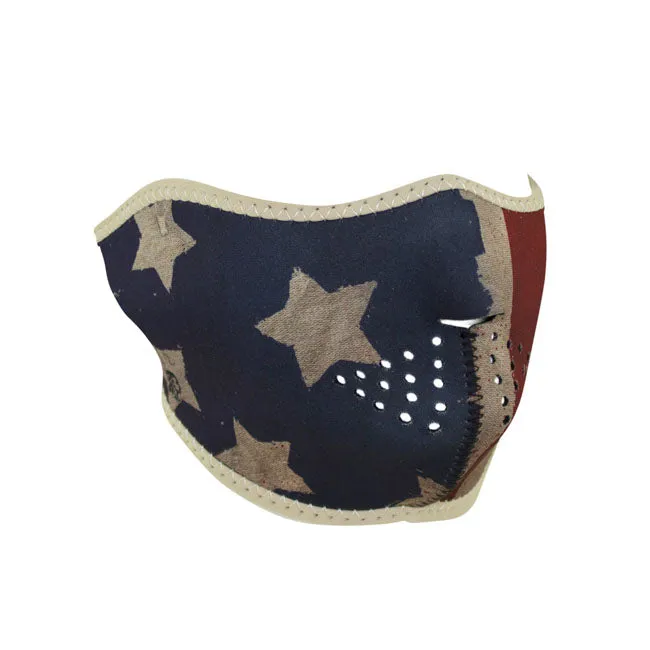 Zanheadgear Halvmask MC Neoprene Patriot
