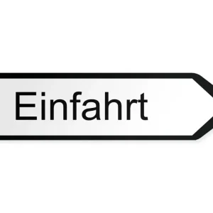 Infart Pilskylt - höger, 40 x 10 cm