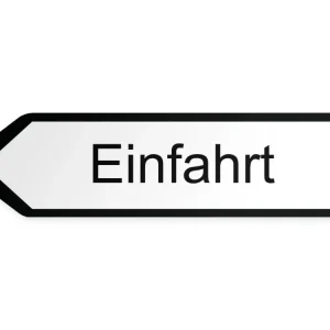Infart Pilskylt – vänster, 60 x 15 cm