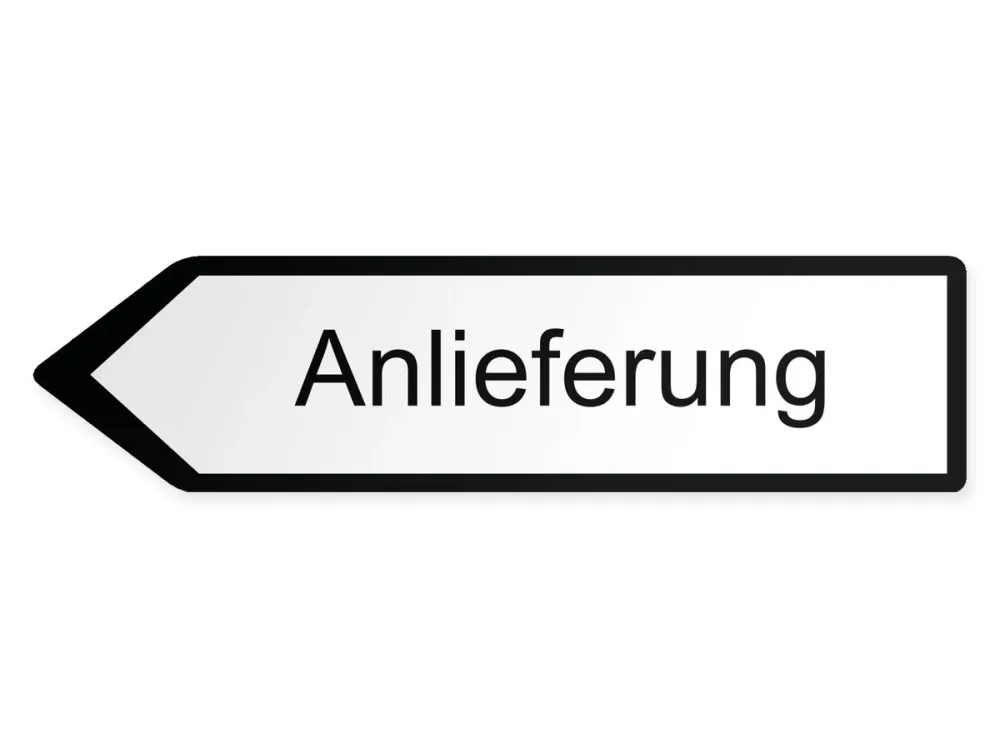 Inkommande varor – vänster, 60 x 15 cm