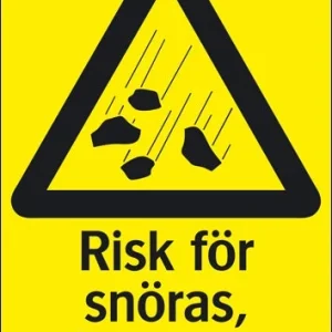Varningsskylt "Risk för snöras, istappar" A3