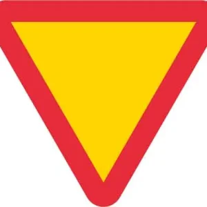 Väjningsplikttavla, "Ovillkorlig väjningsplikt"