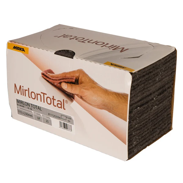 Mirka Mirlon total slipsvampar 1500 grå 115x230mm 25st pkt