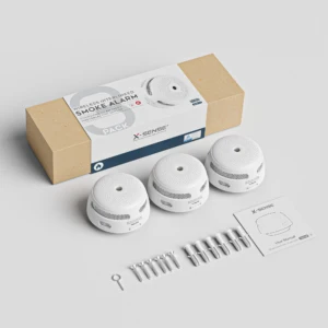 Deltronic X-Sense XS01-M Rökvarnare set om tre