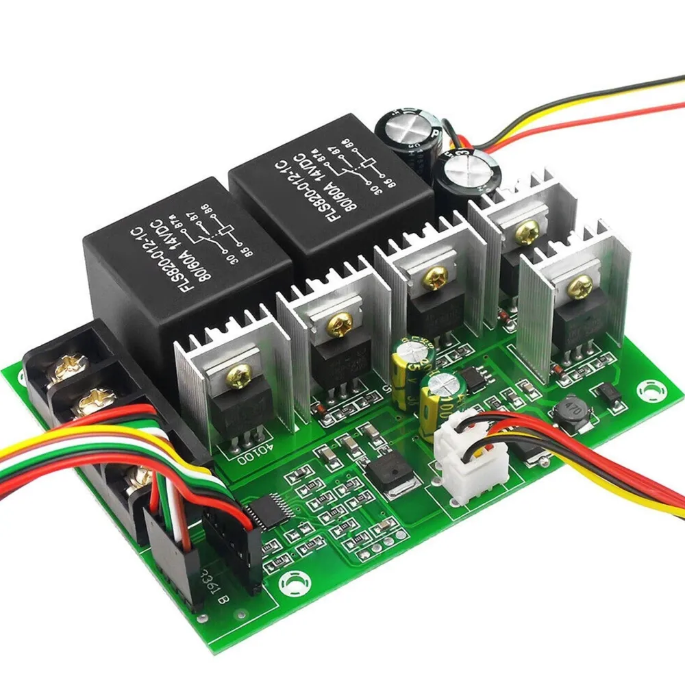 DC 10-55V Max 60A PWM Motor Speed Controller CW CCW Reversible 12V 24V 36V