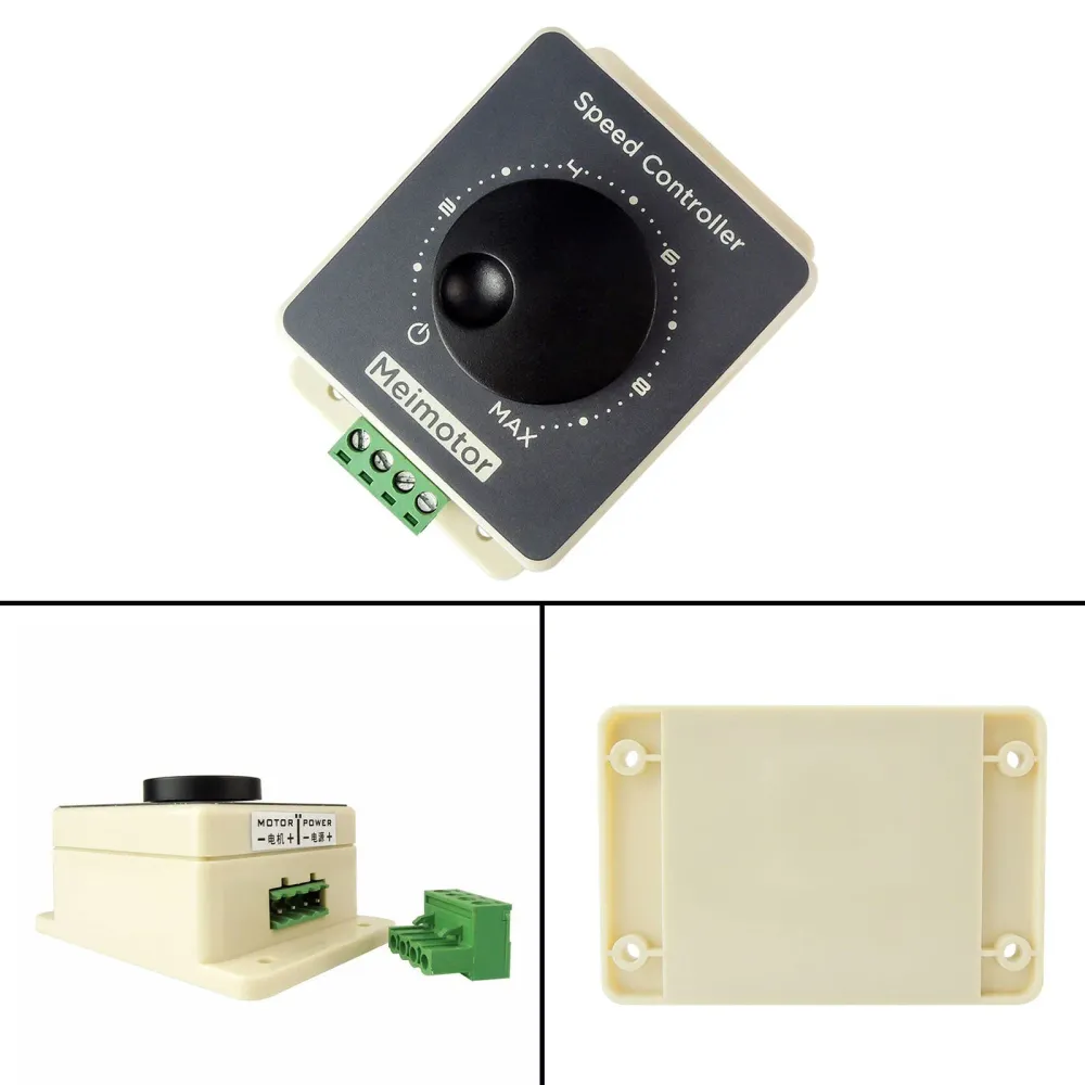 DC 10-60V 10-20A Pulsbredd Modulator PWM Waterproof DC Motor Speed Controller
