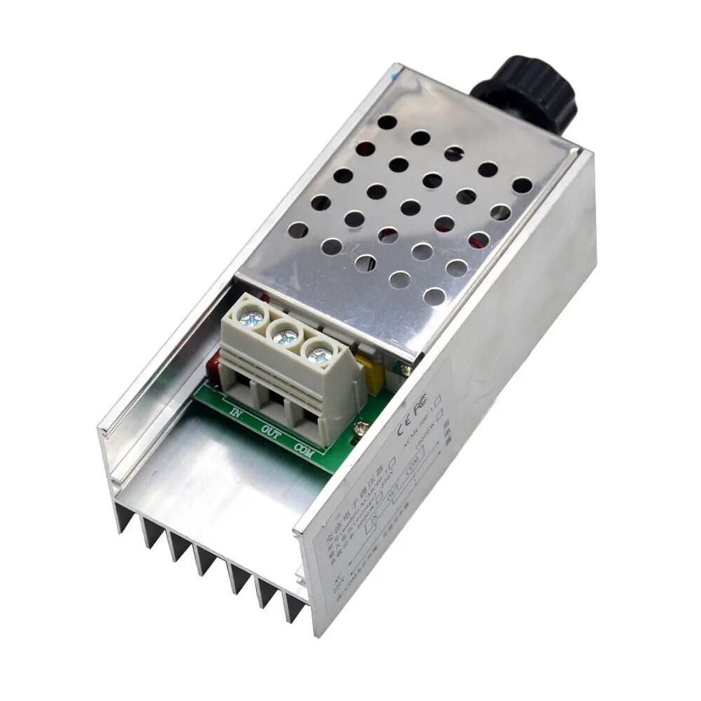 AC 110-220V 10000W SCR MOTOR SPEED Controller Volt Regulator Dimmer Thermostat