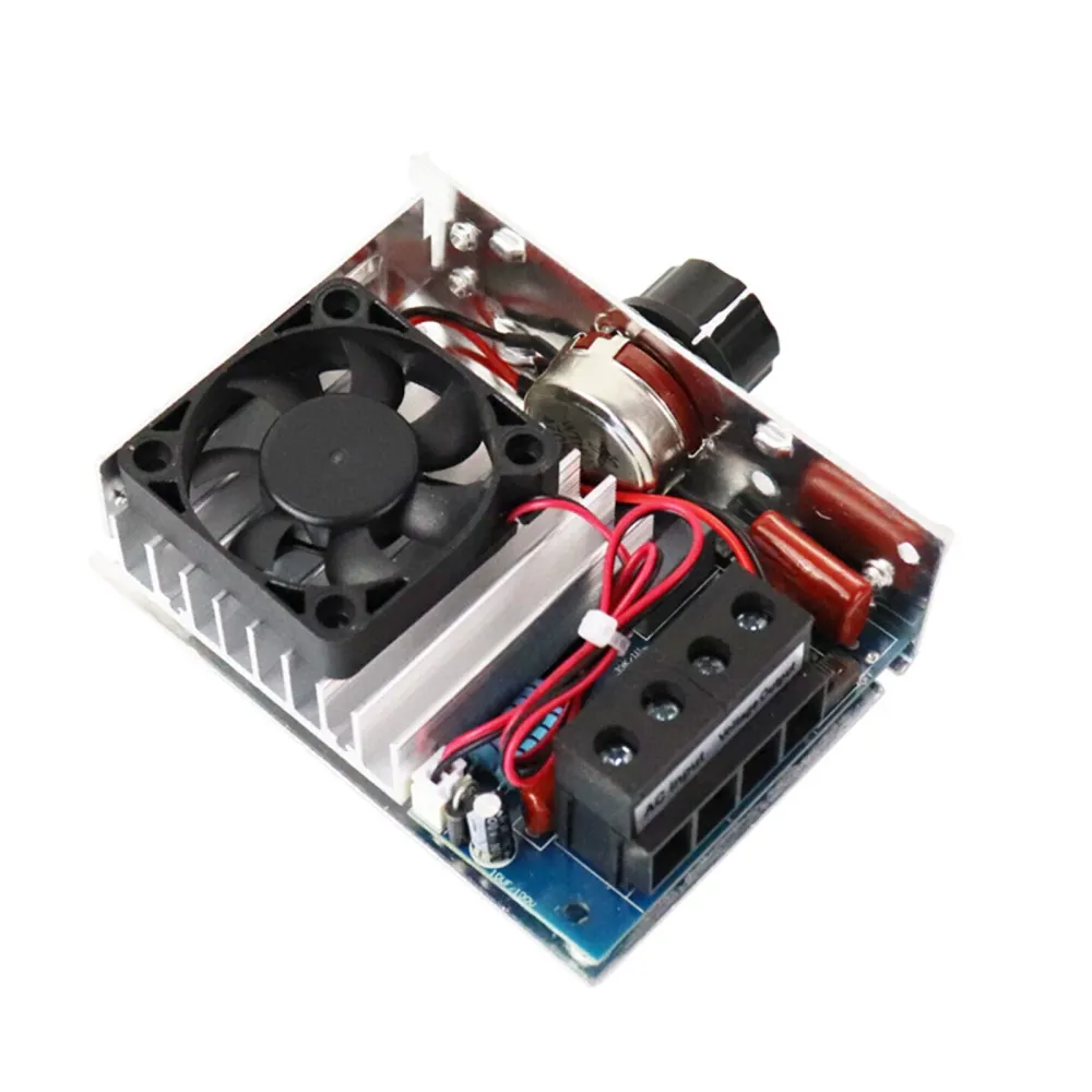 AC 110-220V 10000W SCR MOTOR SPEED Controller Volt Regulator Dimmer Thermostat