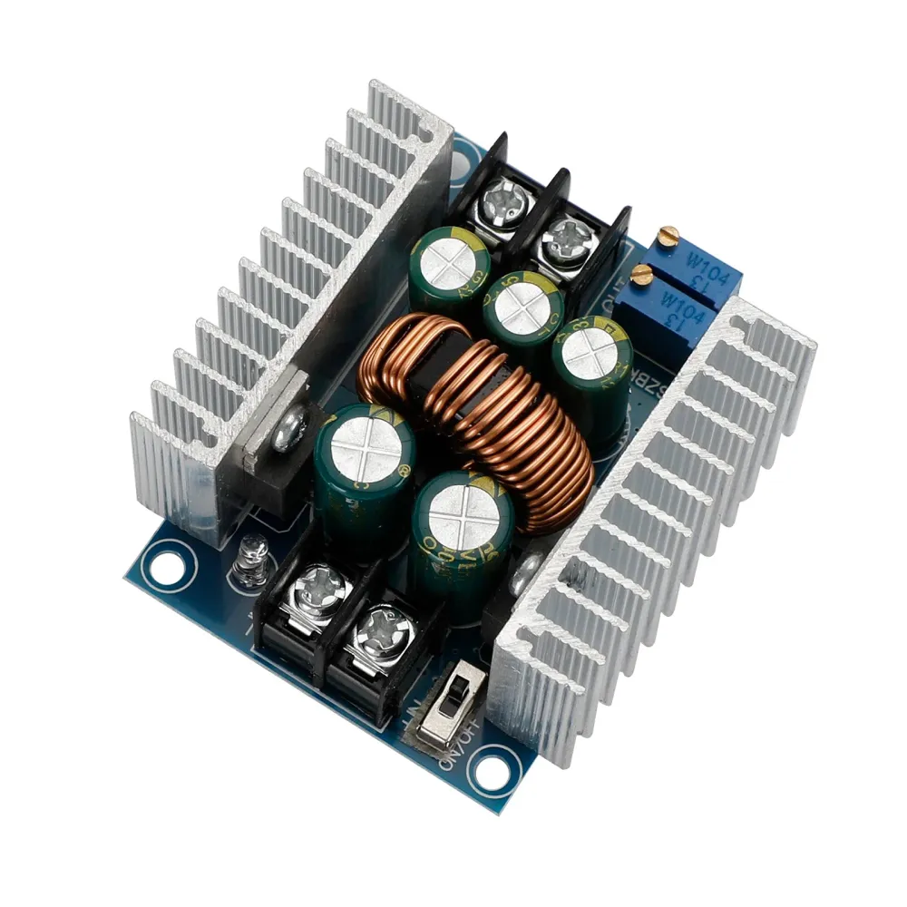 DC-DC-omvandlare 20A 300W Stig ner Buck-Boost Power Justerable Charger Board