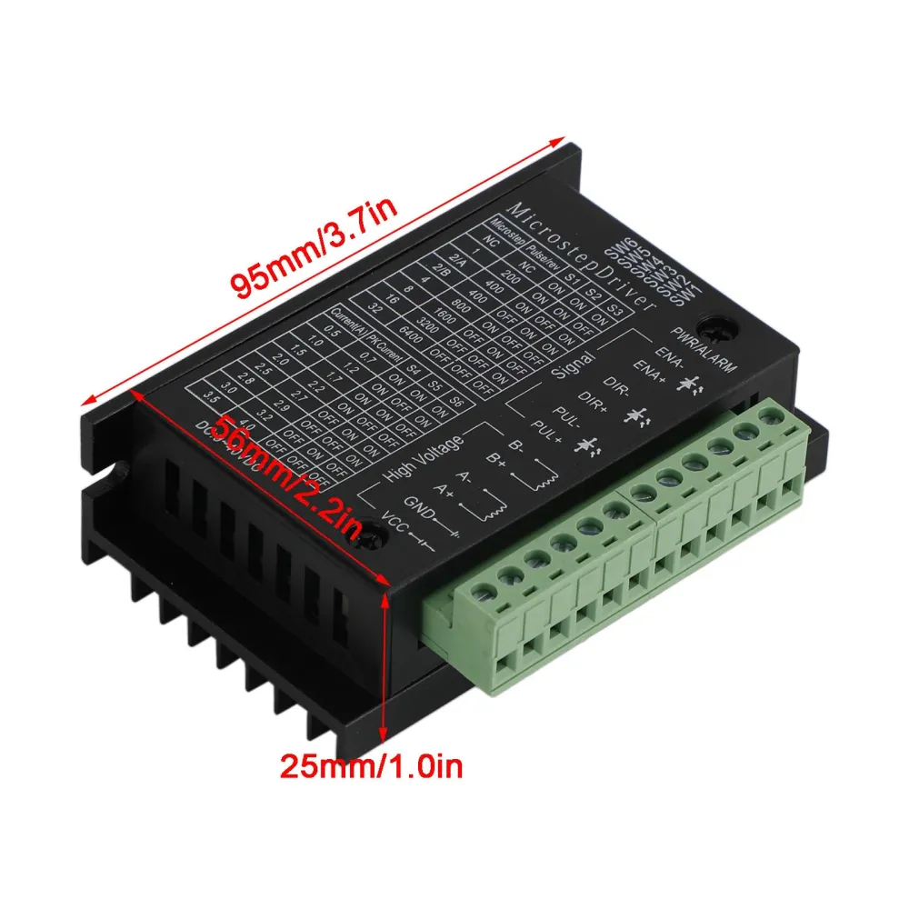 Stepper Motor Driver TB6600 4A DC9-40V för NEMA 17 NEMA 23 42/57/86 Motor