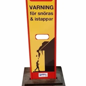 Vak-upp -risk för snöras/istappar-