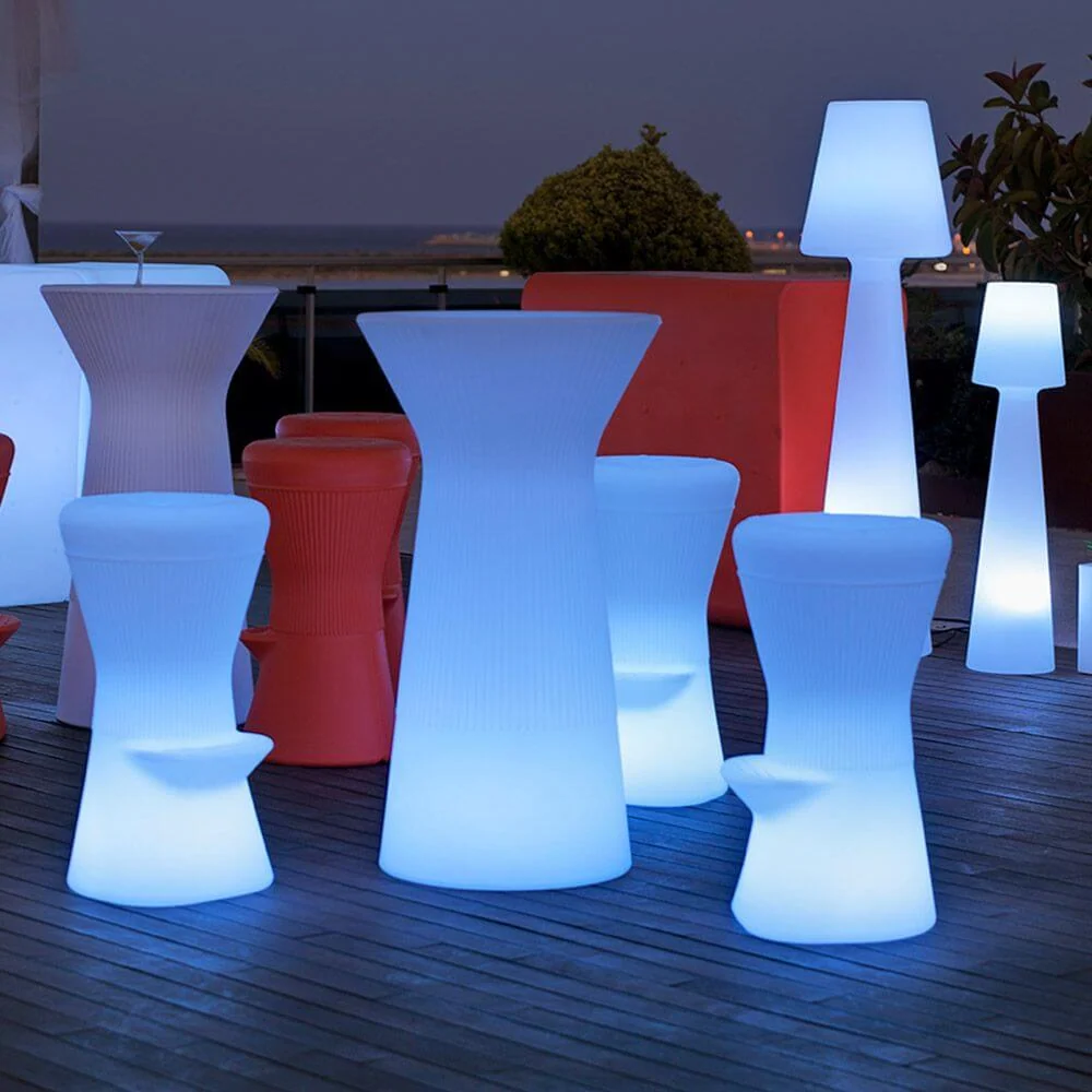 LED upplyst High Table Capri 110cm med fjärrkontroll
