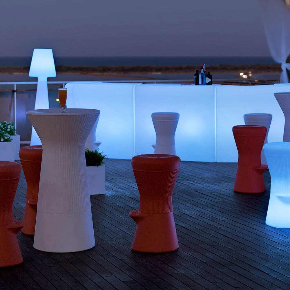 LED upplyst High Table Capri 110cm med fjärrkontroll