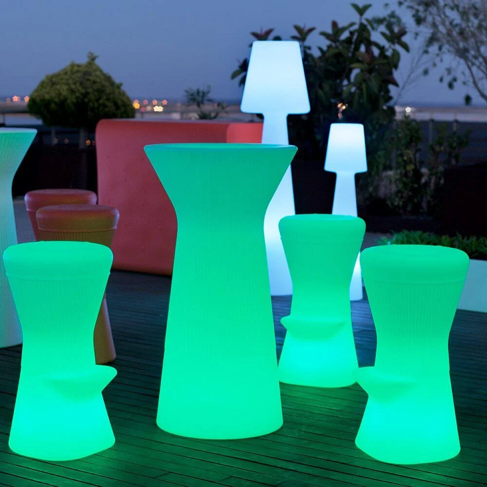 LED upplyst High Table Capri 110cm med fjärrkontroll