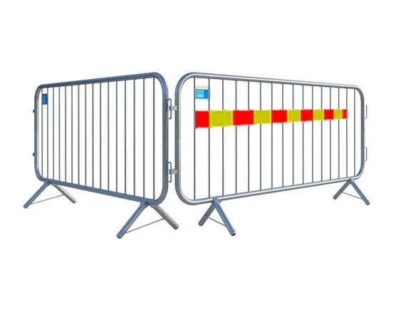 Flexibarrier Kravallstaket – Basic – Fast fot, komplett paket (57.5 m)