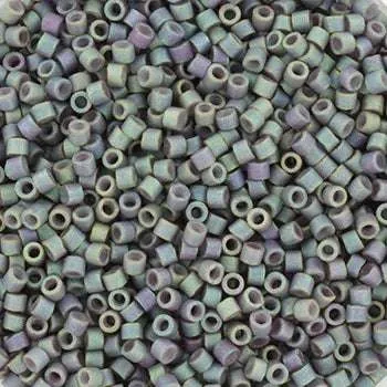 Miyuki Delica - Metallic Flat Iris Blue Slate Gold 11/0, 5 gram
