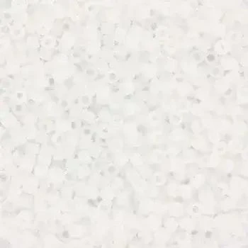 Miyuki Delica - Soft-touch White AB 11/0, 5 gram