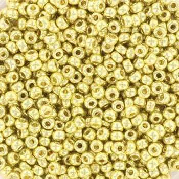 Miyuki Seed beads - Duracoat Galvanized Pale Soft Aurum 11/0, 10 gram