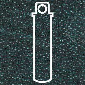 Miyuki Seed Beads - Transparent Träkol Teal 11/0, 24 gram