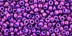 TOHO Seed Beads - Higher Metallic Grape 11/0, 10 gram
