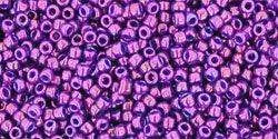 TOHO Seed Beads - Higher Metallic Grape 15/0, 10 gram