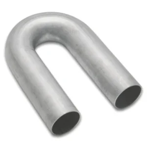 Vibrant 321 Stainless Steel 180 Degree Mandrel Bend 2.50in OD x 3.75in CLR 18 Gauge Wall Thickness