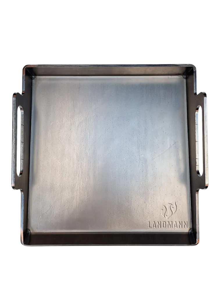 Stekbord Landmann i Kolstål 40x39 cm
