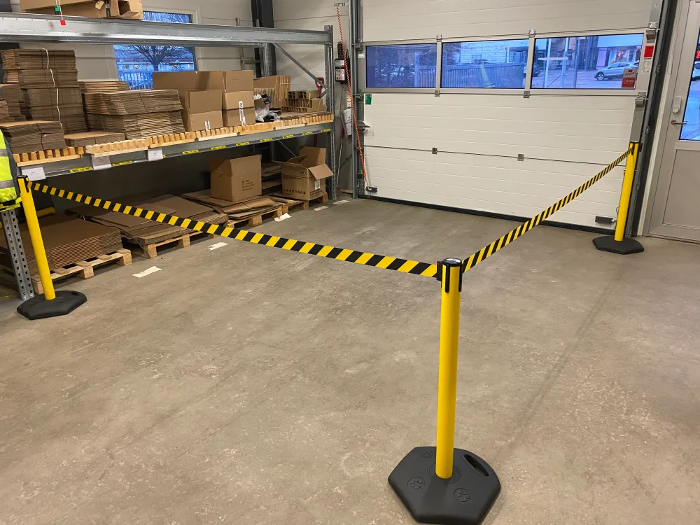 Barriärpaket - Basic Signal - 10x3m utdragbara band