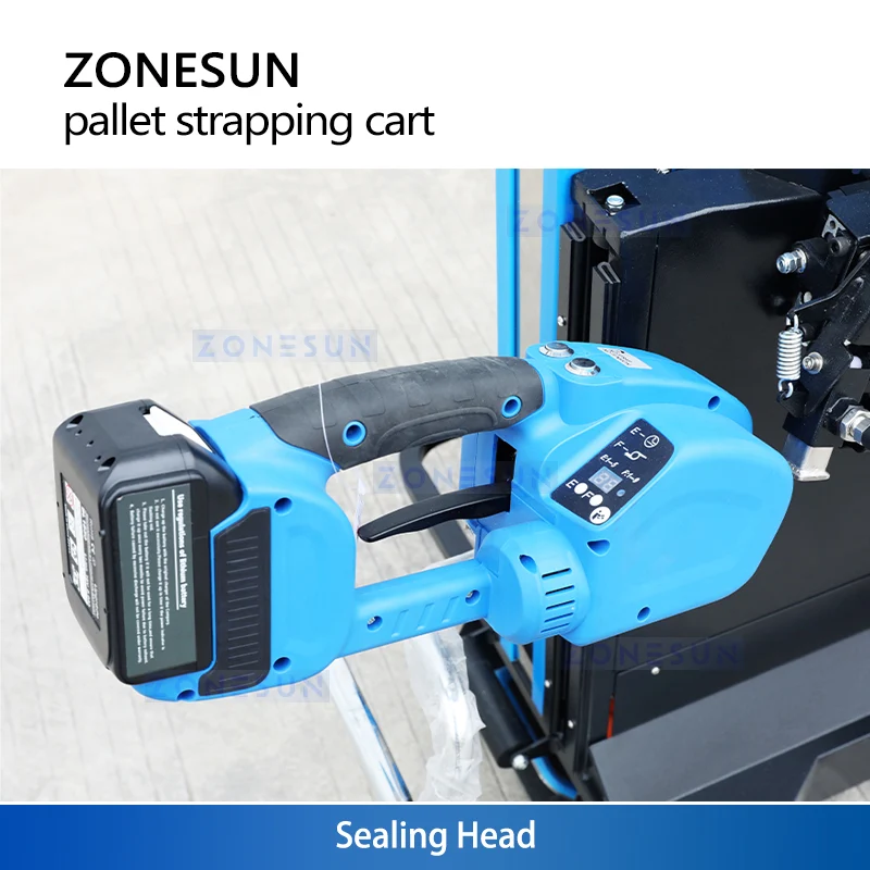 ZONESUN ZS-PSC1 Electric Pallet Strapping Machine PP & PET Straps