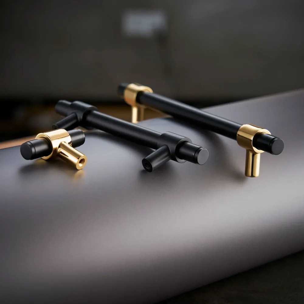 T-bar 3074 | Guld + Svart
