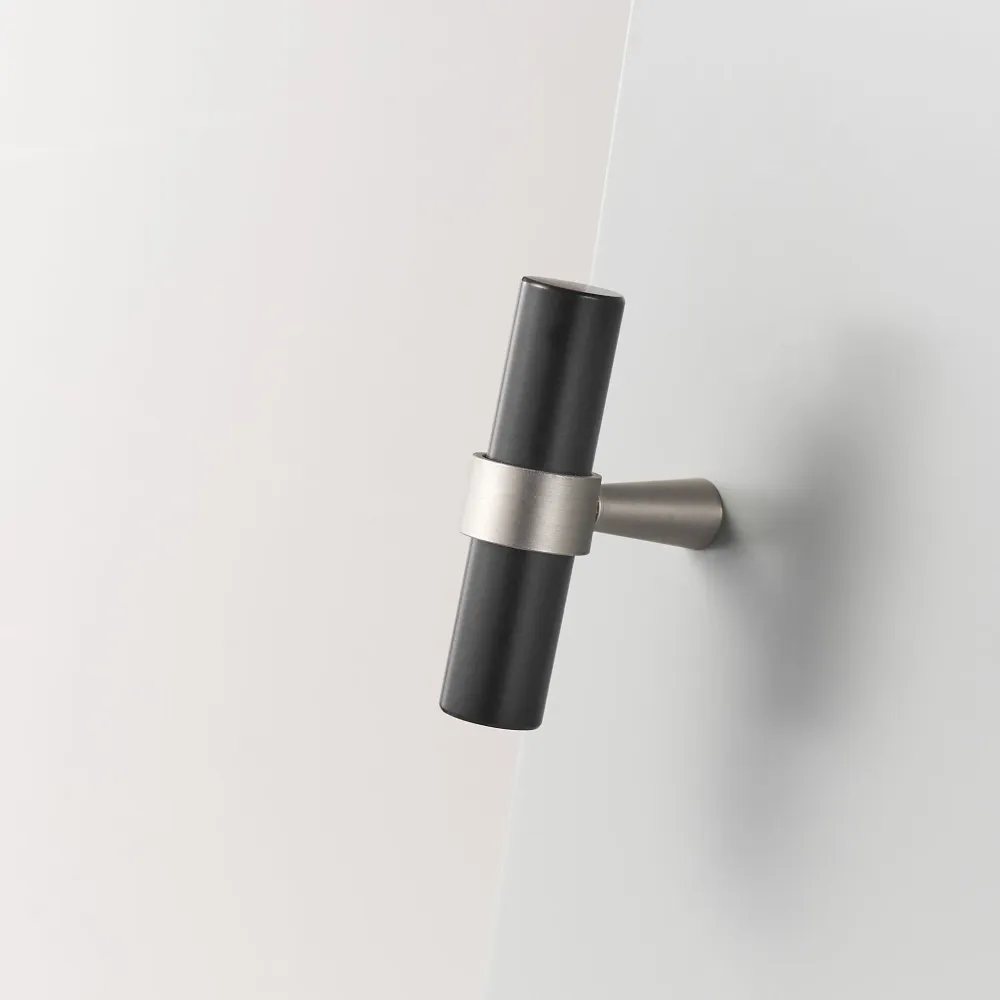T-bar 3096 | Svart + Nickel