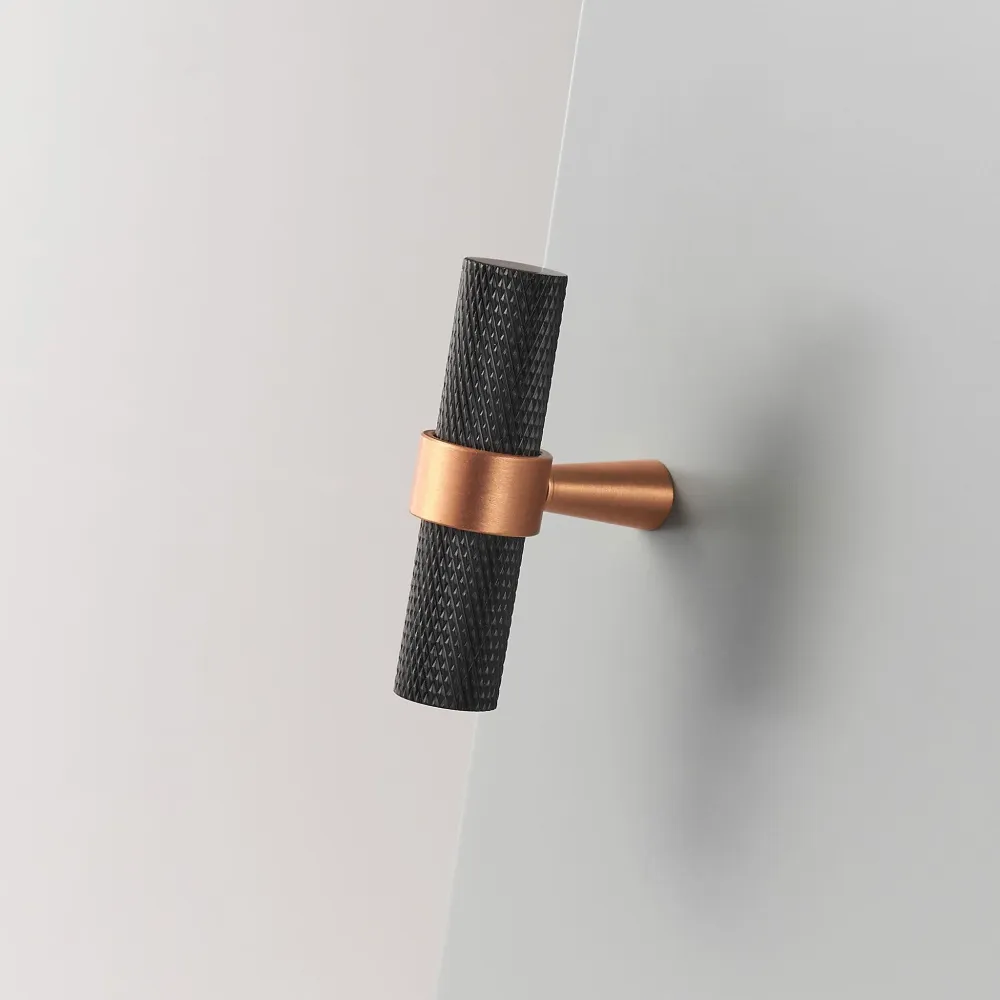 T-bar 3096K | Lättrad | Svart + Koppar