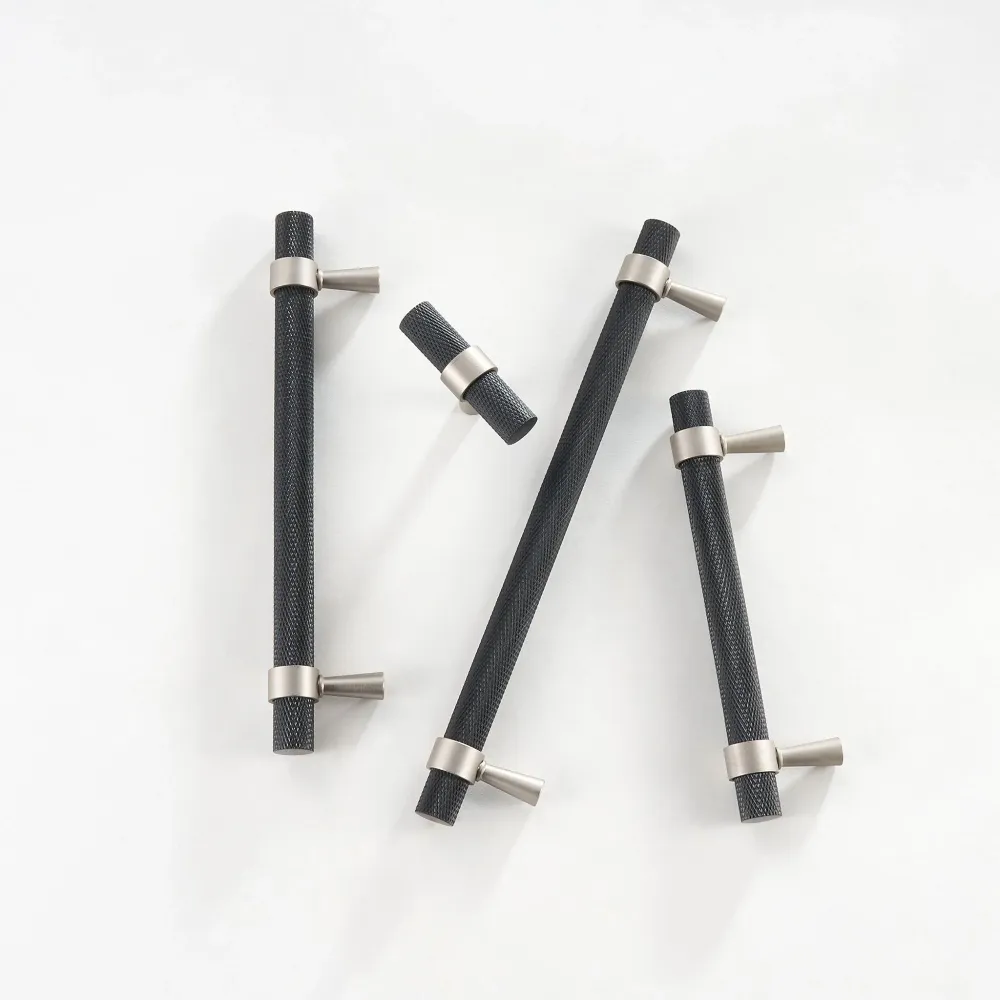 T-bar 3096K | Lättrad | Svart + Nickel