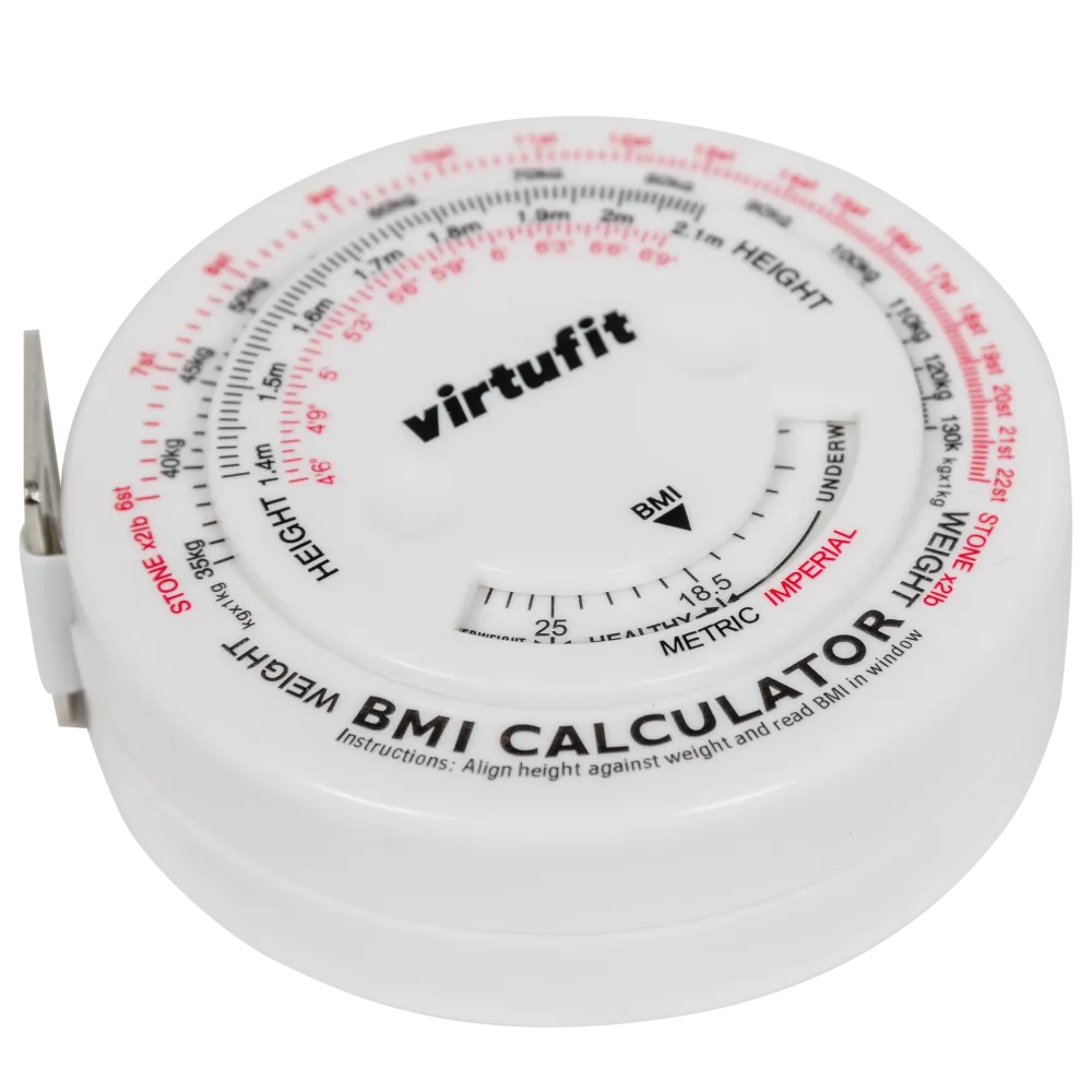 Virtufit Measuring Tape BMI Calculator, 150 cm
