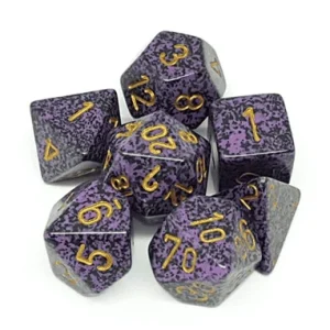 Chessex Speckled Polyhedral 7-Tärningsset - Hurricane