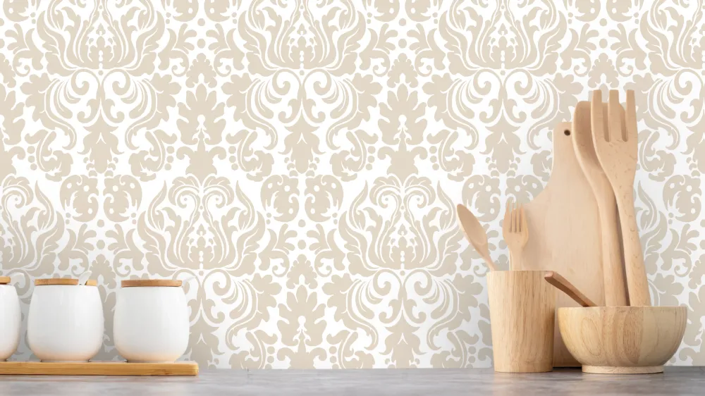 Reveal Tapet Marockomedaljong - Base white