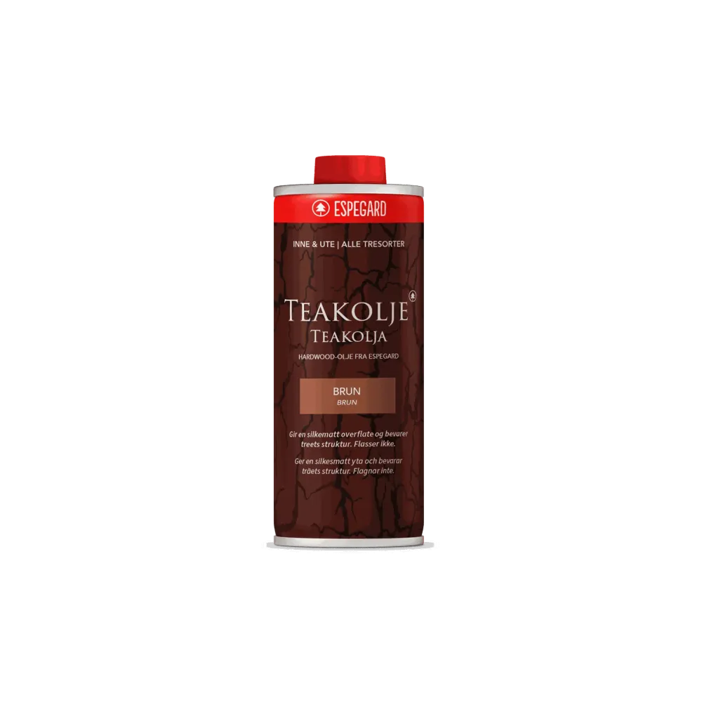 Teakolja Box Espegard Trebehandling