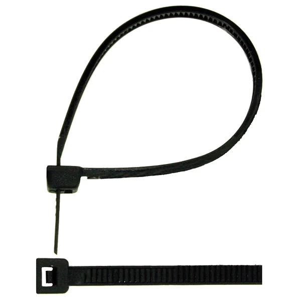 Buntband svart 390 x 4,8 mm-20 st