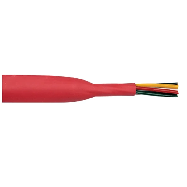 Krympslang 15st av 15cm röd från inv. Ø6,4 till Ø3,2mm