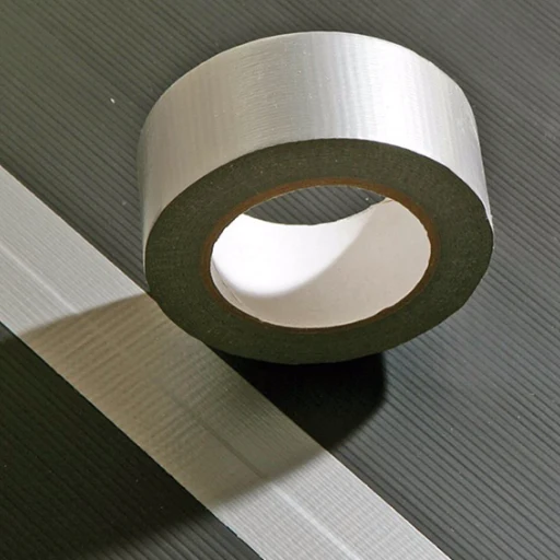 Vävtejp silver med hög vidhäftning. 50mmx50m
