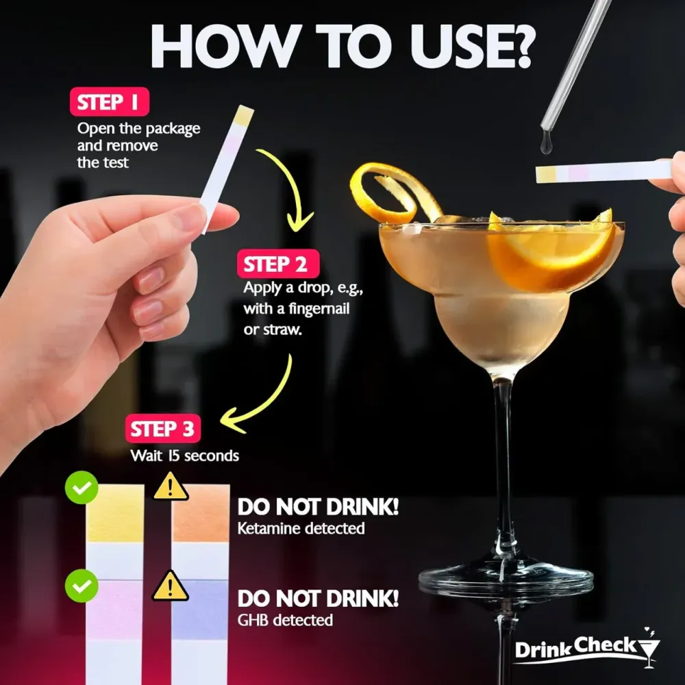 DrinkCheck test för GHB och ketamin i dryck
