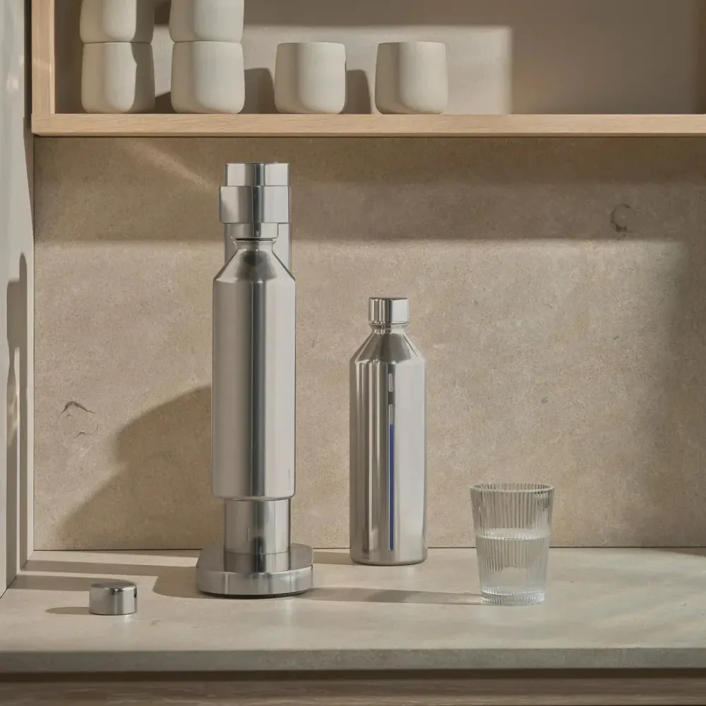 Stelton - BRUS-flaska för kolsyrare 1,2 L stål
